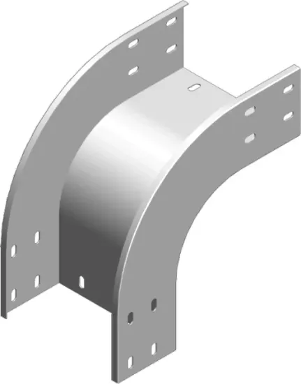 Зображення Поворот 90° вертикальний зовнішній LZZP400H100 (311440)