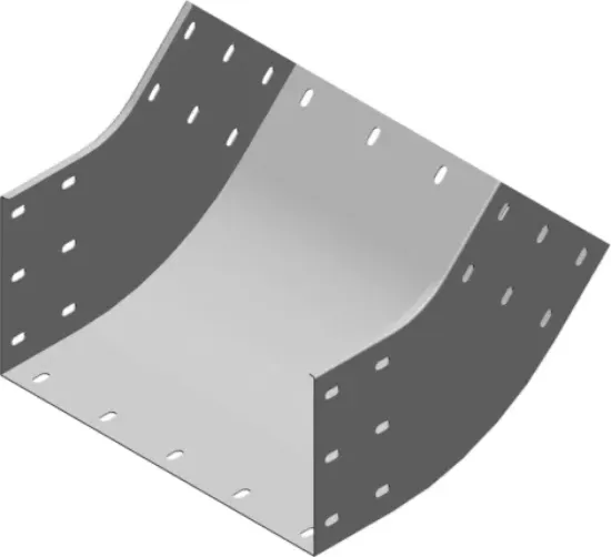 Зображення Поворот 45° горизонтальний - внутрішній LZWMP400H200 (372040)