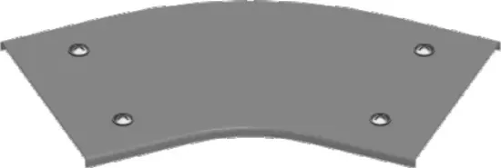 Зображення Кришка для горизонтального повороту 45° з фіксатором PZKKZMC200 (304920)