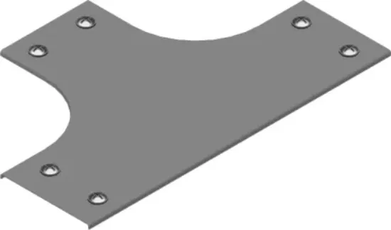 Зображення Кришка для горизонтального трійника з фіксатором PZTKZC600 (304360)