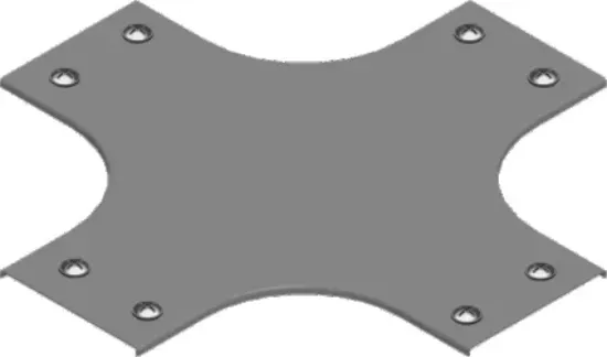 Зображення Кришка для кросовера з замком PZCZKZP500 (304450)