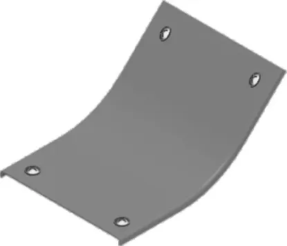 Зображення Кришка для вертикального поворот 45° - внутрішня з фіксатором для H50 PZLZWMP400 (331140)