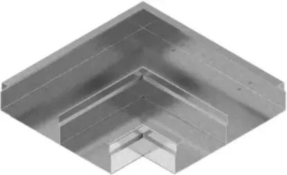 Зображення Поворот 90° горизонтальний - 2 компл. KKNd240H28 (520824)