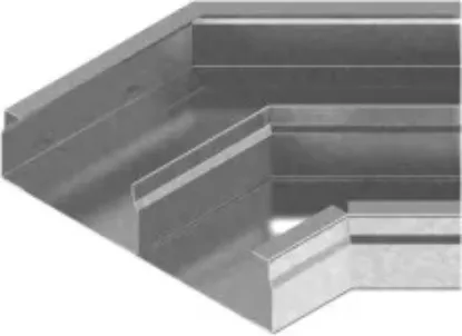 Зображення Поворот 45° горизонтальний - 2 компл. KKNMd190H38 (531119)