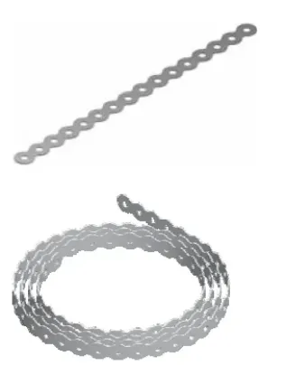 Зображення Смуга перфорована сталева PTF25/50 (641250)