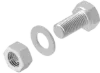 Зображення Болт + шайба + гайка (компл.)10x100 (651011)
