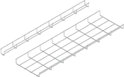 Зображення Лоток кабельний з дротяної сітки KDS100H35/3 (930110)