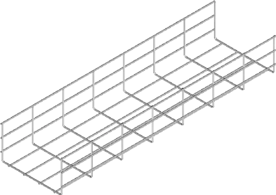 Зображення Лоток кабельний з дротяної сітки KDS300H110/3 (920130)