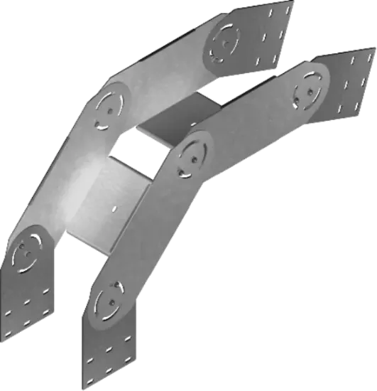 Зображення Поворот вертикальний регульований LZLP500H200 (373050)