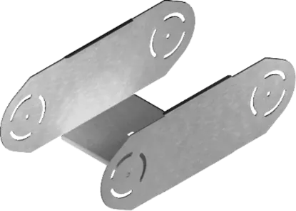 Зображення Елемент вертикального повороту регульований ELZP500H200 (373250)