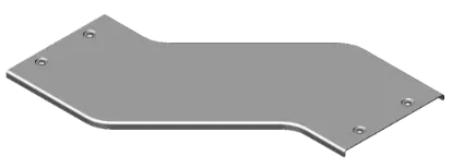 Зображення Кришка для горизонтального обхіду - ліва H50, H100 POLZZC500 (316150)