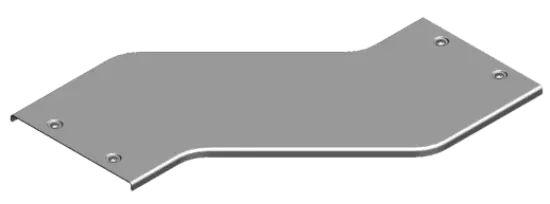 Зображення Кришка для горизонтального обхіду - права H200 з фіксатором PZOPZZP300H200 (333720)