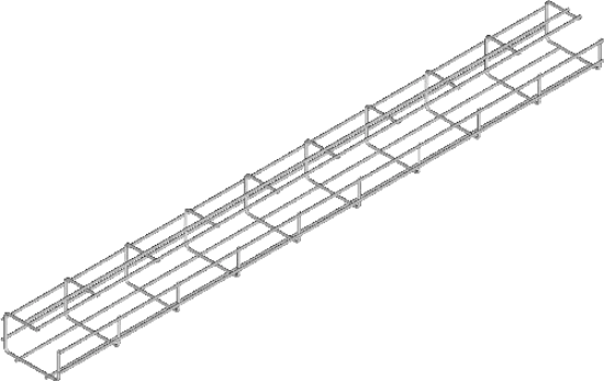 Зображення Лоток кабельний з дротяної сітки KGS100H60/3 (910110)