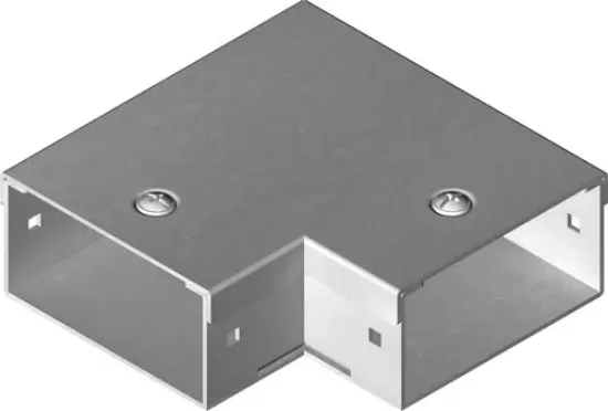 Зображення Поворот 90° горизонтальний KPKMP100H50 (810610)