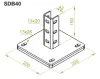 Зображення Опора покрівельна SDB40 (630010)