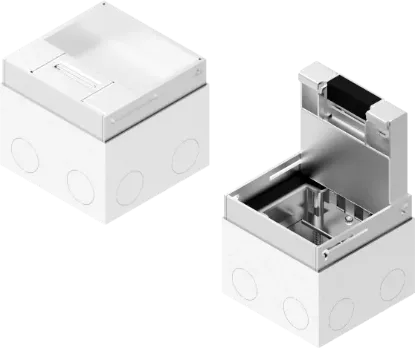 Зображення Коробка оцинкован з блокуванням відкриття та алюмінієвою кришкою POPZAS180H110K (251817)