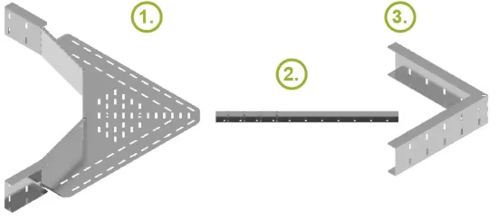Зображення Кути з з'єднувачем (комплект) KDKSCH120 (214012)