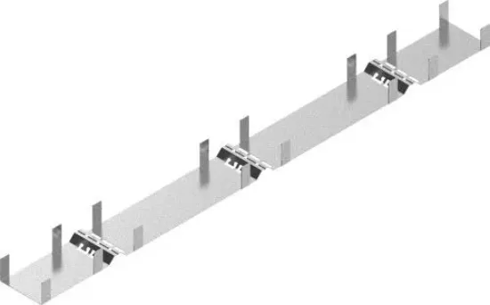 Зображення Вставка кріплення для лотка при вертикальному монтажу кабеля WMK100H60 (136904)