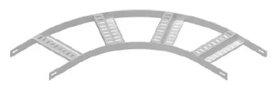 Зображення Поворот горизонтальний LDOZ100H30 (403110)