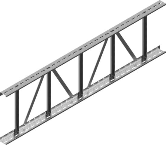 Зображення Кабельрост з боковим кріпленням DUBP200H60/3 (474202)
